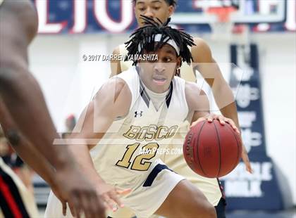 Thumbnail 2 in St. John Bosco vs. Salesian College Preparatory (MaxPreps/DLS MLK Jr. Classic) photogallery.