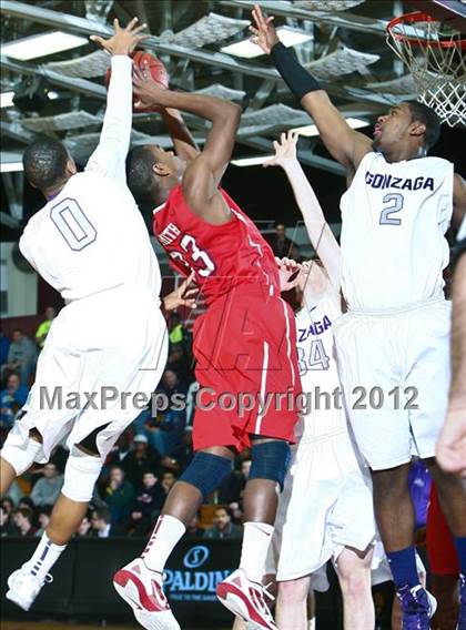 Thumbnail 3 in Gonzaga vs Riverside (Spalding Hoophall Classic) photogallery.