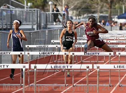 Thumbnail 1 in South West Yosemite League Meet #1 (100m Hurdles) photogallery.