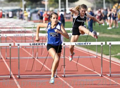 Thumbnail 3 in South West Yosemite League Meet #1 (100m Hurdles) photogallery.