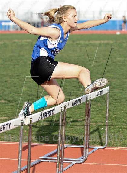 Thumbnail 3 in South West Yosemite League Meet #1 (100m Hurdles) photogallery.