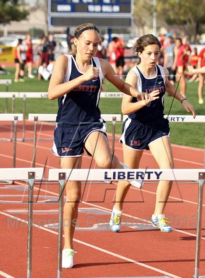 Thumbnail 3 in South West Yosemite League Meet #1 (100m Hurdles) photogallery.