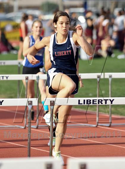 Thumbnail 3 in South West Yosemite League Meet #1 (100m Hurdles) photogallery.