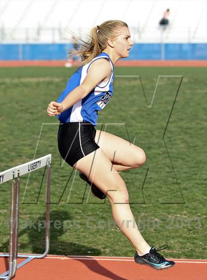 Thumbnail 2 in South West Yosemite League Meet #1 (100m Hurdles) photogallery.