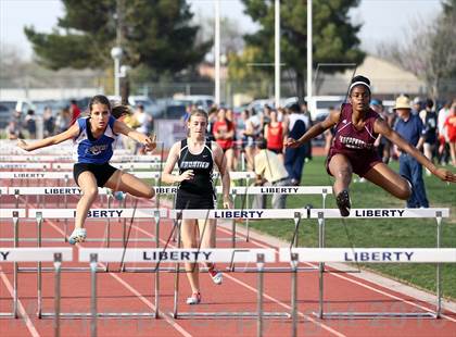 Thumbnail 3 in South West Yosemite League Meet #1 (100m Hurdles) photogallery.