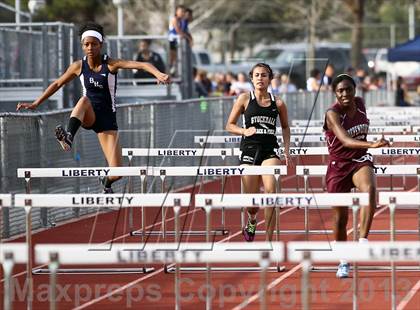 Thumbnail 1 in South West Yosemite League Meet #1 (100m Hurdles) photogallery.