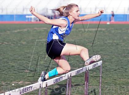 Thumbnail 2 in South West Yosemite League Meet #1 (100m Hurdles) photogallery.