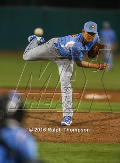 Thumbnail 1 in Casa Roble vs. Benicia (@Raley Field) photogallery.