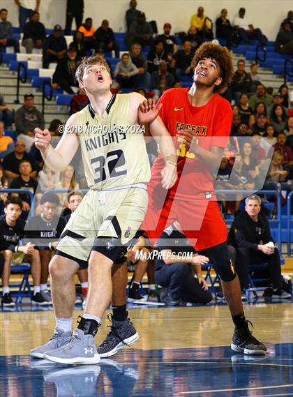Thumbnail 2 in Fairfax vs. Bishop Montgomery (Rolling Hills Prep State Preview Classic) photogallery.