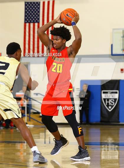 Thumbnail 2 in Fairfax vs. Bishop Montgomery (Rolling Hills Prep State Preview Classic) photogallery.