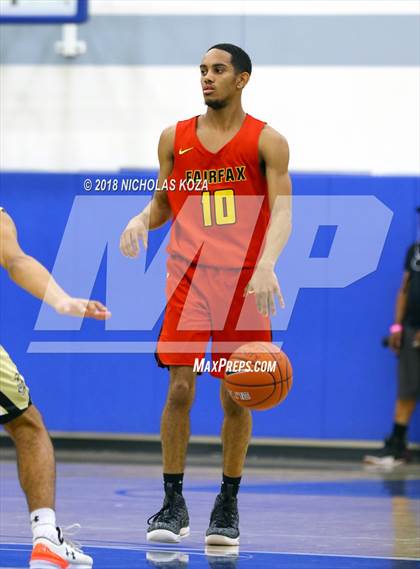 Thumbnail 1 in Fairfax vs. Bishop Montgomery (Rolling Hills Prep State Preview Classic) photogallery.