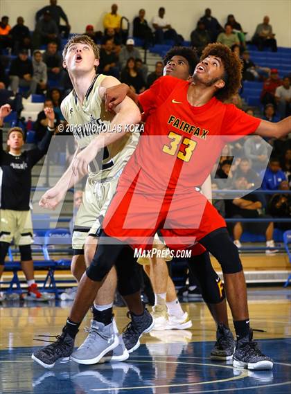 Thumbnail 1 in Fairfax vs. Bishop Montgomery (Rolling Hills Prep State Preview Classic) photogallery.