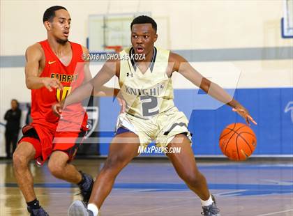 Thumbnail 2 in Fairfax vs. Bishop Montgomery (Rolling Hills Prep State Preview Classic) photogallery.