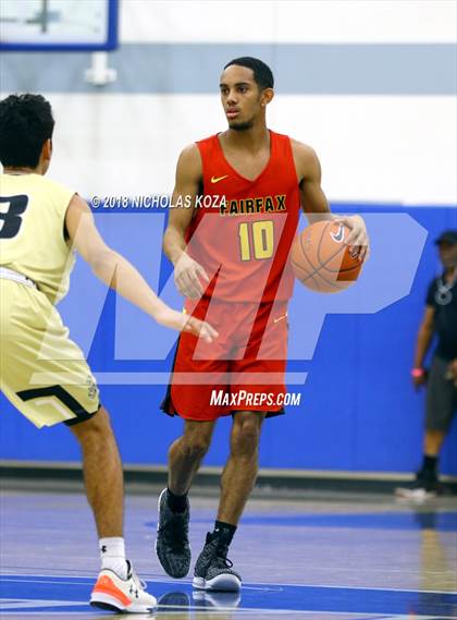 Thumbnail 3 in Fairfax vs. Bishop Montgomery (Rolling Hills Prep State Preview Classic) photogallery.