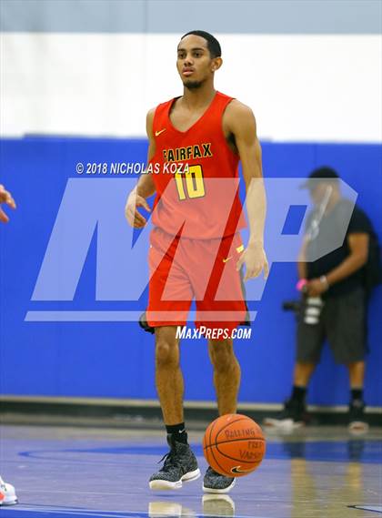 Thumbnail 3 in Fairfax vs. Bishop Montgomery (Rolling Hills Prep State Preview Classic) photogallery.