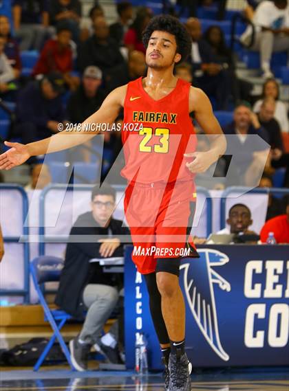 Thumbnail 3 in Fairfax vs. Bishop Montgomery (Rolling Hills Prep State Preview Classic) photogallery.