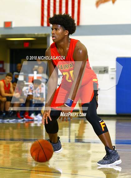 Thumbnail 1 in Fairfax vs. Bishop Montgomery (Rolling Hills Prep State Preview Classic) photogallery.