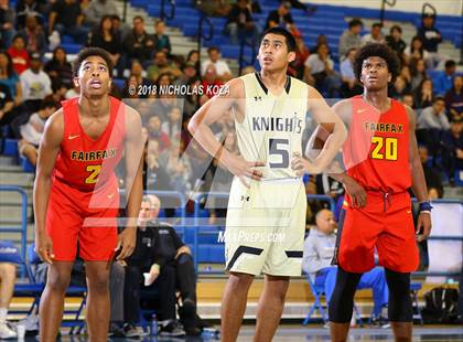 Thumbnail 2 in Fairfax vs. Bishop Montgomery (Rolling Hills Prep State Preview Classic) photogallery.