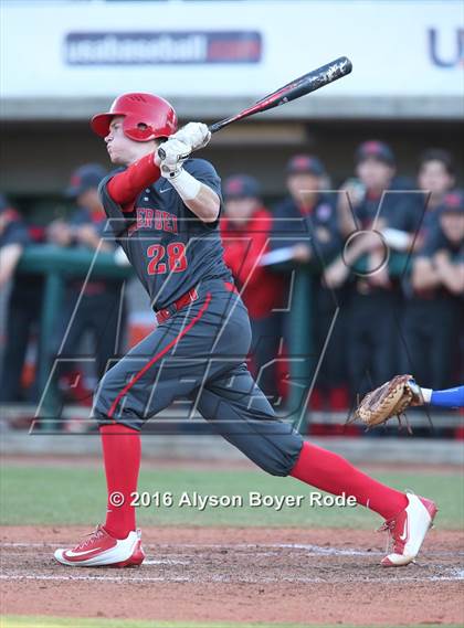 Thumbnail 1 in The First Academy vs. Mater Dei (National High School Invitational)  photogallery.