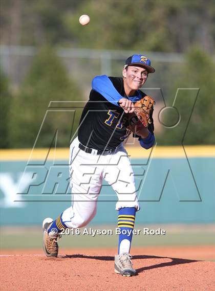 Thumbnail 1 in The First Academy vs. Mater Dei (National High School Invitational)  photogallery.