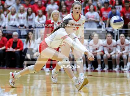 Thumbnail 3 in Bellville vs. Decatur (UIL Volleyball 4A Semifinals) photogallery.