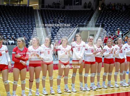 Thumbnail 2 in Bellville vs. Decatur (UIL Volleyball 4A Semifinals) photogallery.