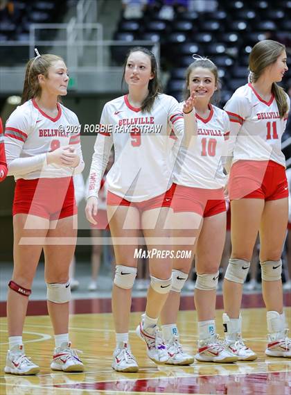 Thumbnail 1 in Bellville vs. Decatur (UIL Volleyball 4A Semifinals) photogallery.