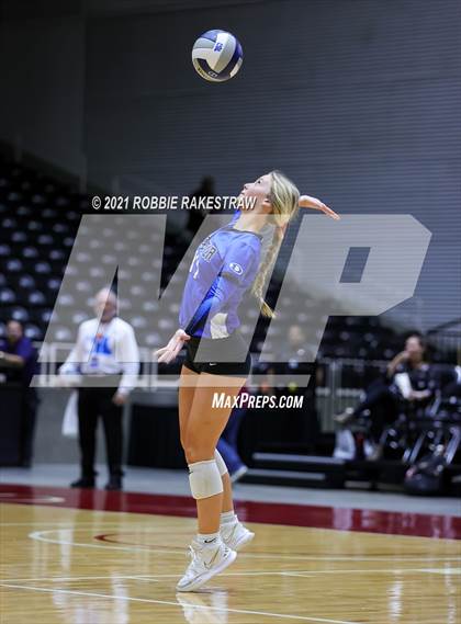 Thumbnail 3 in Bellville vs. Decatur (UIL Volleyball 4A Semifinals) photogallery.