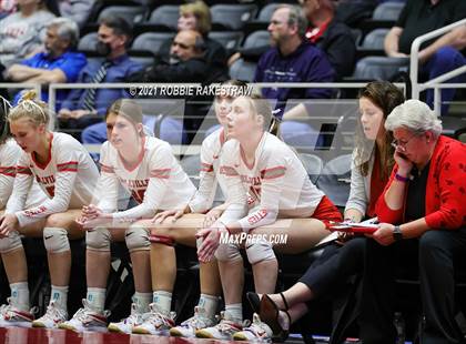 Thumbnail 3 in Bellville vs. Decatur (UIL Volleyball 4A Semifinals) photogallery.