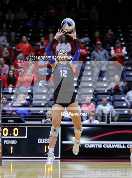 Thumbnail 1 in Bellville vs. Decatur (UIL Volleyball 4A Semifinals) photogallery.