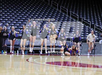 Thumbnail 2 in Bellville vs. Decatur (UIL Volleyball 4A Semifinals) photogallery.