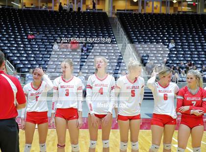 Thumbnail 1 in Bellville vs. Decatur (UIL Volleyball 4A Semifinals) photogallery.