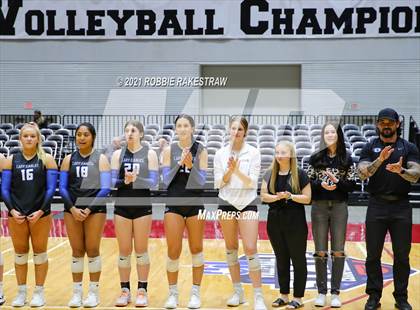 Thumbnail 3 in Bellville vs. Decatur (UIL Volleyball 4A Semifinals) photogallery.