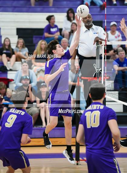 Thumbnail 2 in Notre Dame Prep @ Northwest Christian  photogallery.