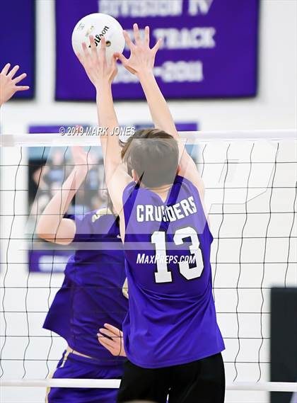 Thumbnail 2 in Notre Dame Prep @ Northwest Christian  photogallery.