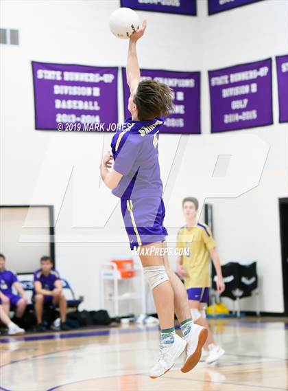 Thumbnail 3 in Notre Dame Prep @ Northwest Christian  photogallery.