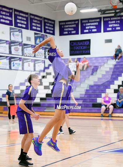Thumbnail 1 in Notre Dame Prep @ Northwest Christian  photogallery.