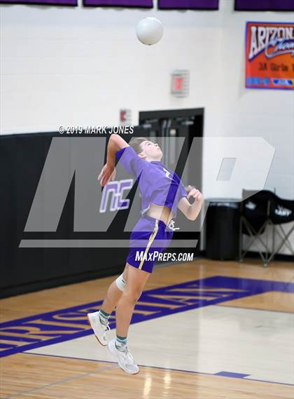 Thumbnail 3 in Notre Dame Prep @ Northwest Christian  photogallery.