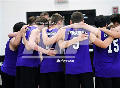 Thumbnail 2 in Notre Dame Prep @ Northwest Christian  photogallery.