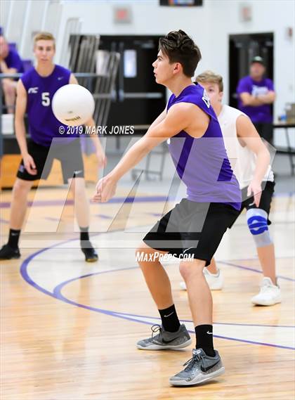 Thumbnail 3 in Notre Dame Prep @ Northwest Christian  photogallery.