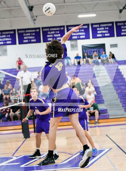 Thumbnail 2 in Notre Dame Prep @ Northwest Christian  photogallery.