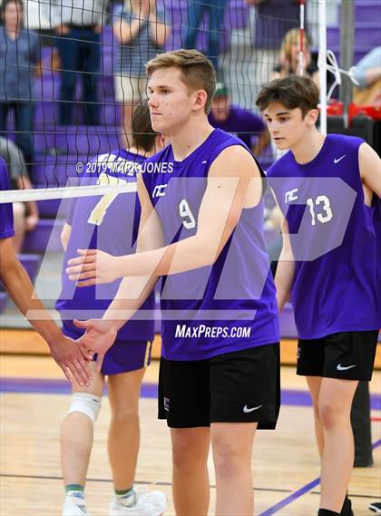 Thumbnail 3 in Notre Dame Prep @ Northwest Christian  photogallery.