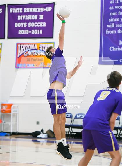 Thumbnail 3 in Notre Dame Prep @ Northwest Christian  photogallery.