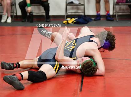 Thumbnail 2 in Bonita vs Milken (CIF Southern Section Wrestling Championships) photogallery.