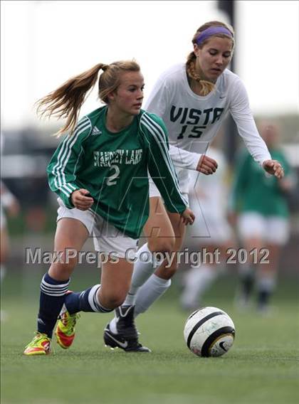 Thumbnail 1 in Standley Lake vs. Mountain Vista (CHSAA Girls State Soccer Tournament) photogallery.