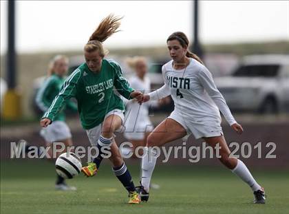 Thumbnail 1 in Standley Lake vs. Mountain Vista (CHSAA Girls State Soccer Tournament) photogallery.