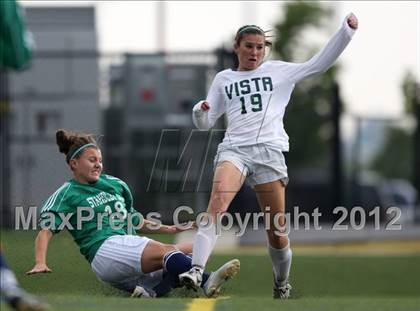 Thumbnail 1 in Standley Lake vs. Mountain Vista (CHSAA Girls State Soccer Tournament) photogallery.