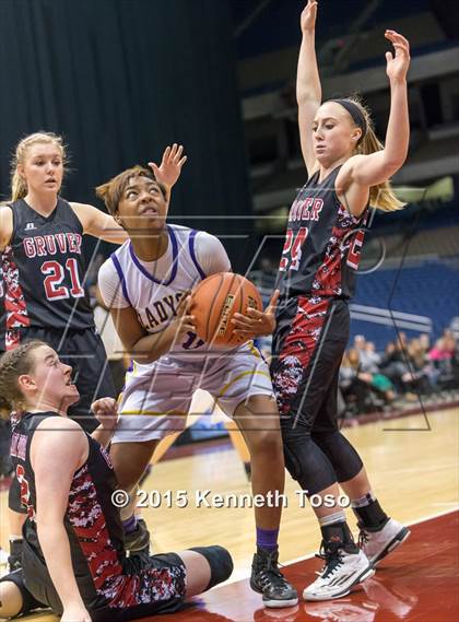 Thumbnail 2 in Weimar vs. Gruver (UIL 2A Semifinal) photogallery.