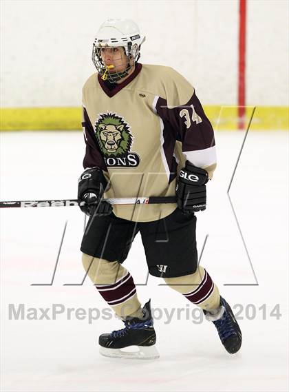 Thumbnail 3 in  Monsignor Farrell vs St. Joseph Regional (Ice Vault Tournament) photogallery.