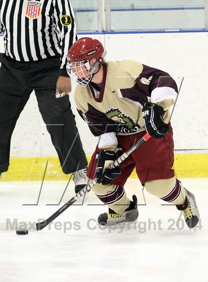Thumbnail 3 in  Monsignor Farrell vs St. Joseph Regional (Ice Vault Tournament) photogallery.